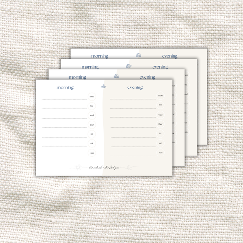 4 Morning & Evening Routines & Stickers A5