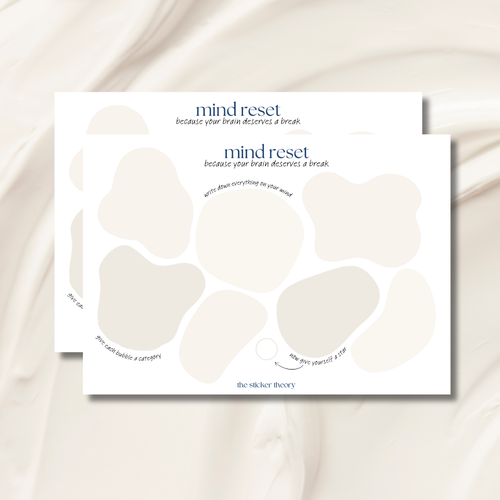 2 Mind Reset Charts & Stickers A4