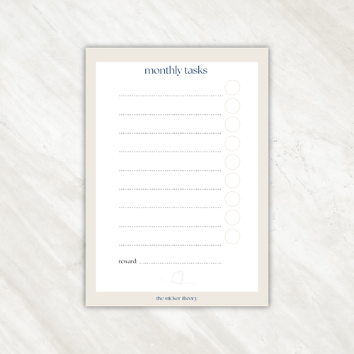 Monthly Task List