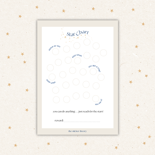 Children’s Star Chart | Sand