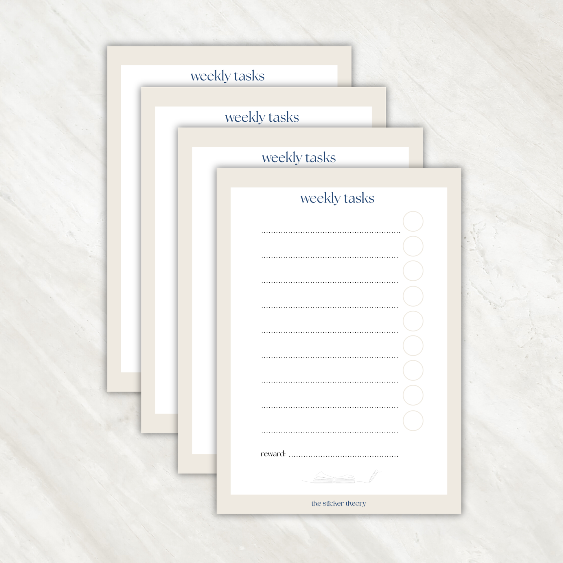 4 Weekly Task Lists