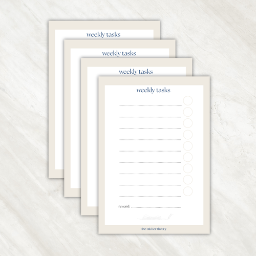 4 Weekly Task Lists