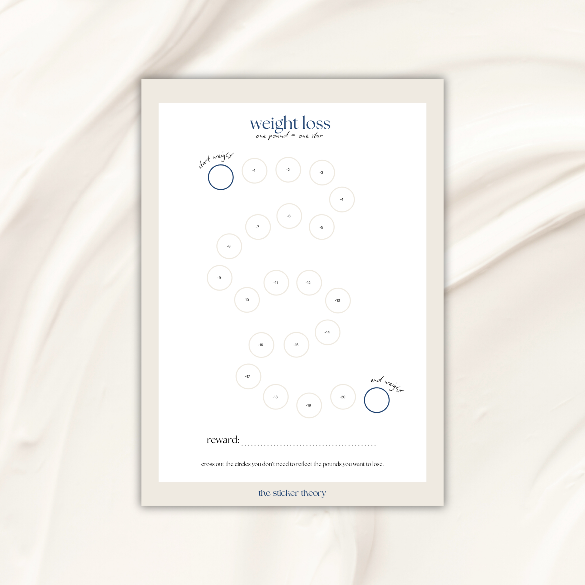 Weight Loss Tracker & Action Plan