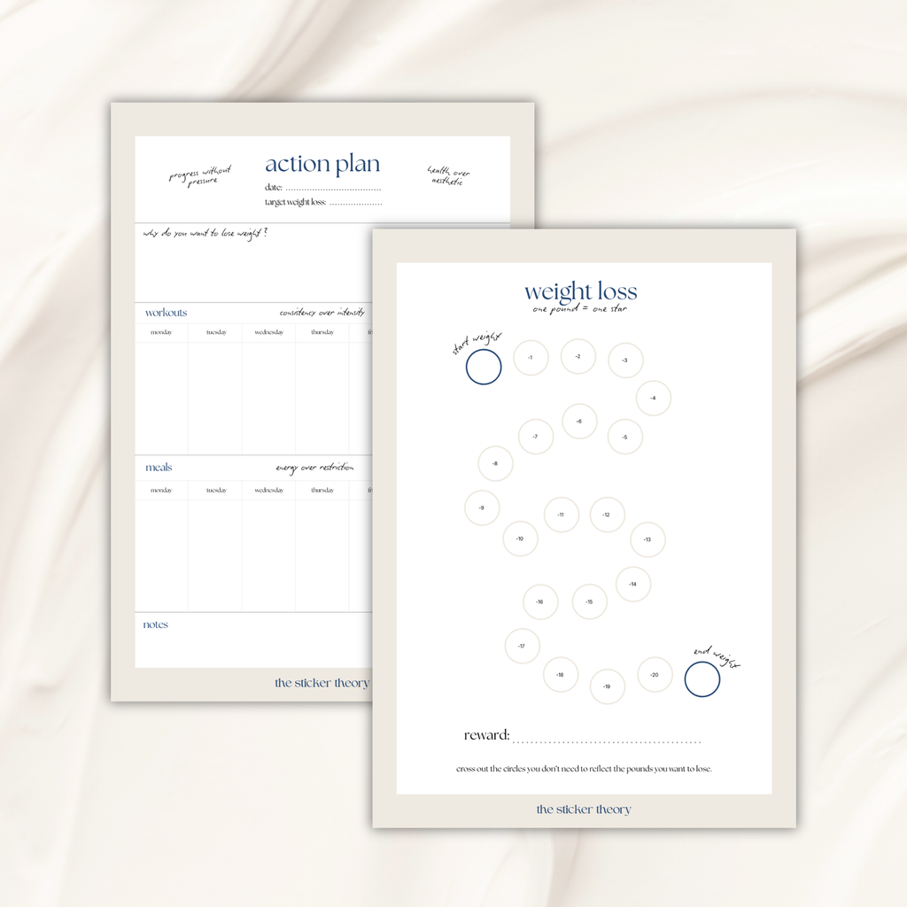 Weight Loss Tracker & Action Plan